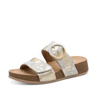 Tamaris Plateforme Confortable pour Femme - Multiadjustable, Lt Gold Cow, 42 EU