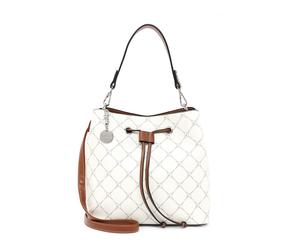 Tamaris Poche ventrale 'Anastacia' caramel / gris / blanc, Taille One Size