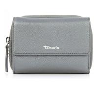 Tamaris Porte-monnaie argenté en cuir pour femme - Amanda Zip Around Wallet Darksilver 235337