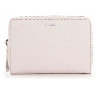Tamaris Porte-monnaie crème en cuir pour femme - Amanda Zip Around Wallet Cream 252156
