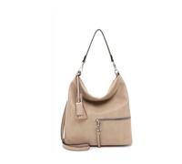 Tamaris Sac à épaule Nele Hobo Bag Taupe zippé 37x32x5 cm