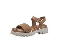 Tamaris Femme 1-28230-42 Sandale Plate, Camel, 38 EU