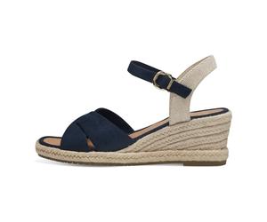 Tamaris - Sandale compensée Nayeli - Femme - Chaussures - Bleu - Taille: 41 EU