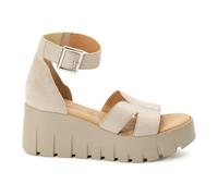 Tamaris - Sandale en cuir - Femme - Chaussures - Beige - Taille: 40 EU
