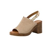 Tamaris Femme Damen 1-28304-44 Sandale à Talon, Beige, 39 EU