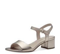 Tamaris Sandale femme 28249-42 – Cuir, talon bloc métallique – Taille 38