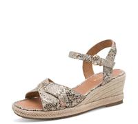 Tamaris sandale femme à talon compensé beige 37 EU