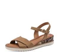 Tamaris sandale femme à talon compensé beige 37 EU