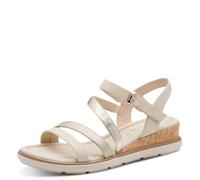 Tamaris sandale femme à talon compensé beige 38 EU