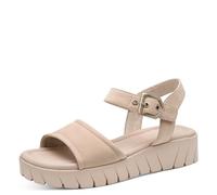 Tamaris sandale femme à talon compensé beige 42 EU