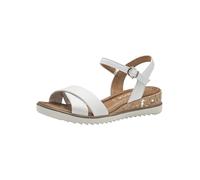 Tamaris Femme 1-28106-42 Sandale cale, Blanc, 40 EU