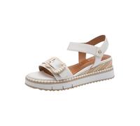 Tamaris sandale femme à talon compensé blanc 41 EU