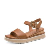 Tamaris sandale femme à talon compensé brun 39 EU