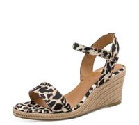 Tamaris Sandales femme à talon compensé à lanières brun Taille 39