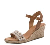 Tamaris sandale femme à talon compensé brun 41 EU