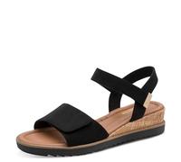 Tamaris sandale femme à talon compensé noir 37 EU