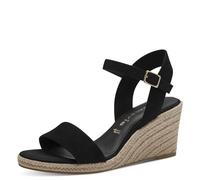 Tamaris Sandale femme à talon compensé noir 39 EU