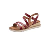 Tamaris sandale femme à talon compensé rouge 39 EU