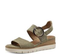 Tamaris Sandales à bride pour femme 1-28206-42, Vert sauge uni, 6 UK