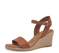 Tamaris Women's 1-28300-42 Sling Sandal, cognac, 37 EU