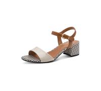 Tamaris Sandales à lanières crème / caramel / noir, Taille 36