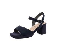 Tamaris Sandales à talons confortables pour femme - En daim bleu marine - Taille 38 EU