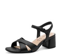 Tamaris Sandales à talons confortables pour femme, Noir, 38 EU
