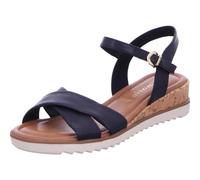 Tamaris Sandales à talon 28106-42 Bleu Taille 38 Femme