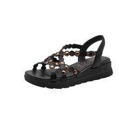 Tamaris Sandales bronze / noir, Taille 41