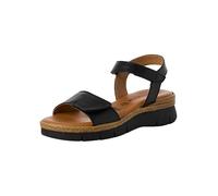 Tamaris Femme Damen 1-28220-44 Sandale cale, Cuir Noir, 41 EU