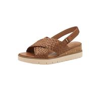 Tamaris Sandales compensées pour femme 1-28251-44 Cognac, 41 EU, cognac, 41 EU