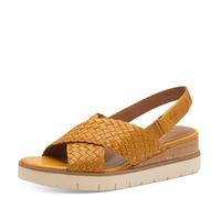 Tamaris Sandales compensées pour femme 1-28251-44 Jaune Taille 38 EU, jaune, 38 EU