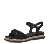 Tamaris Sandales compensées pour femme 1-28254-44 Noir Taille 38 EU, Noir , 38 EU