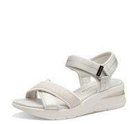 Tamaris Sandales compensées pour femme 1-28262-44 Ivory, 39 EU, ecru, 39 EU