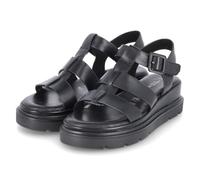 Tamaris Sandales compensées pour femme 1-28724-44, Noir, 39 EU