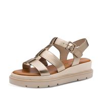 Tamaris Sandales confortables pour femme, métal, 39 EU