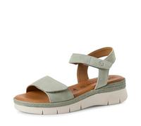 Tamaris Sandales confortables pour femme, vert, 40 EU