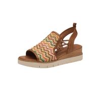 Tamaris Sandales écru / caramel / orange / rose, Taille 40