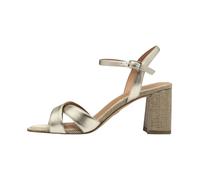 Tamaris - Sandales élégantes modernes avec talon bloc - Femme - Chaussures - Gris - Taille: 36 EU