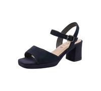 Tamaris Sandales à talons confortables pour femme - En daim bleu marine - Taille 37 EU