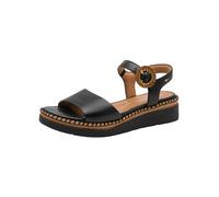 Tamaris Comfort Wedge/Plat Sand Sandales compensées pour femme Noir Taille 36 EU