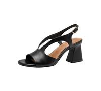 Tamaris Sandales femme 28316-44 – talon bloc en cuir noir 37 EU