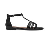 Tamaris - Sandales plates décontractées noires - Femme - Chaussures - Noir - Taille: 38 EU
