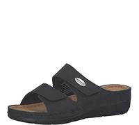 Tamaris Sandales plates pour femme 1-1-27510-28 001 39 - Noir - EU, Noir, 39 EU