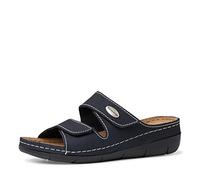 Tamaris Sandales plates pour femme 1-1-27510-28 805 38 - Bleu marine - EU, bleu marine, 38 EU