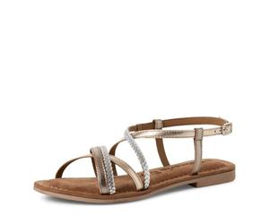 Tamaris Sandales plates pour femme 1-28139-44 Champagne Comb, 37 EU, Champagne Comb, 37 EU