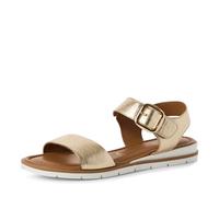 Tamaris Femme Damen 1-28133-44 Sandale Plate, Doré, 41 EU