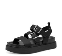 Tamaris Sandales pour femme Vegan confortables, Noir, 37 EU