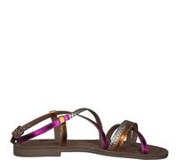 Tamaris sandales pour femmes, sandales pour femmes, chaussures d'été, chaussures décontractées, chaussures ouvertes, chaussures de plage, sandales à lanières, élégantes, FUXIA COMB, 36 EU