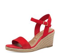 Tamaris Sandales végétaliennes pour femme, rouge, 39 EU